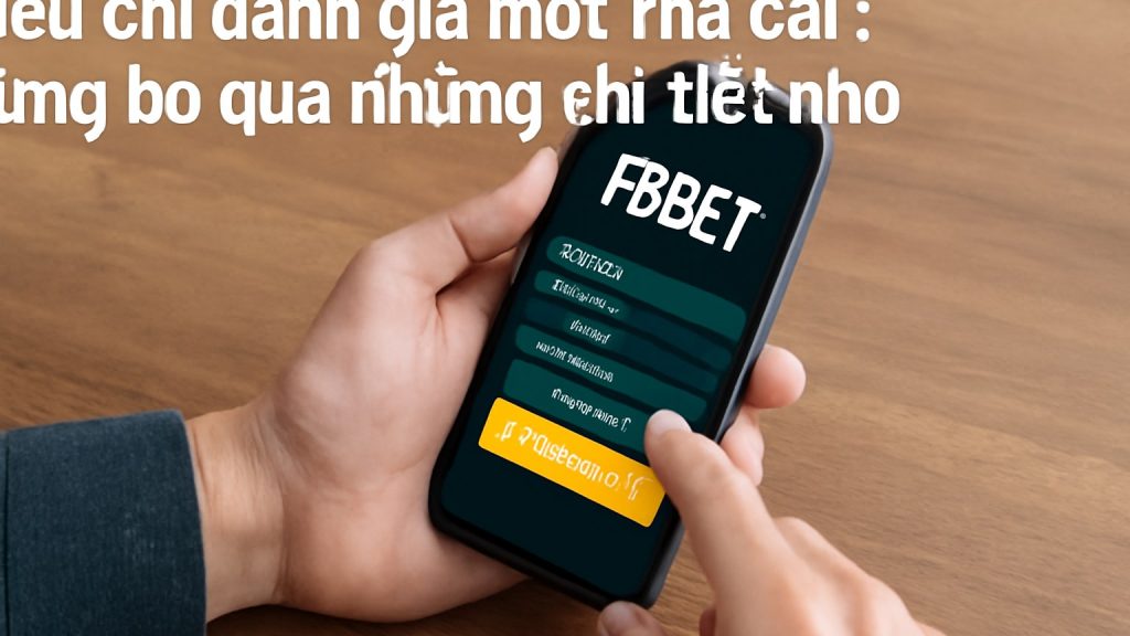 Minh họa: Tiêu chí đánh giá một nhà cái: đừng bỏ qua những chi tiết nhỏ